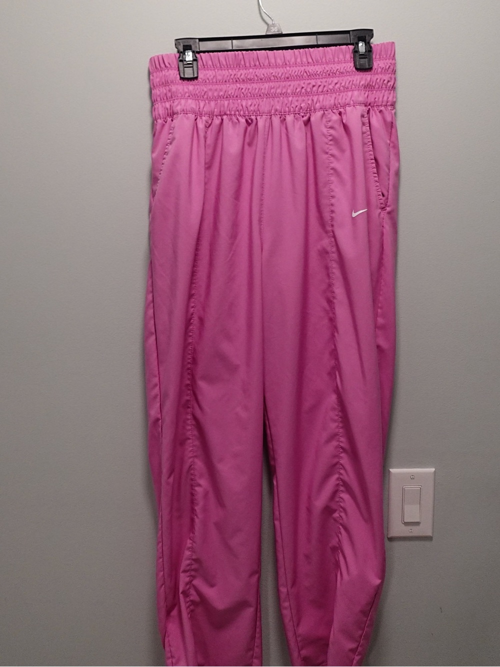 Nike One Dri-FIT Ultra High Rise Pants Pink Size Large